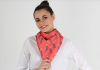 Косынка Шарлотта 80х80х120 см, с полной запечаткой