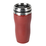 Термокружка  "Promo";  450 мл; красный; металл/пластик