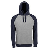 Толстовка "Seattle", серый/темно-синий_L, 80% х/б, 20% п/э, 280м/г2