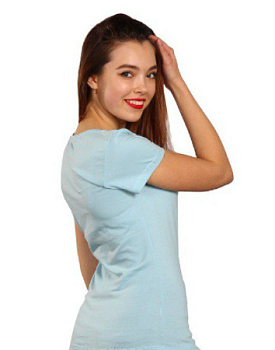 Футболка Премиум женская (Modern), однотонная