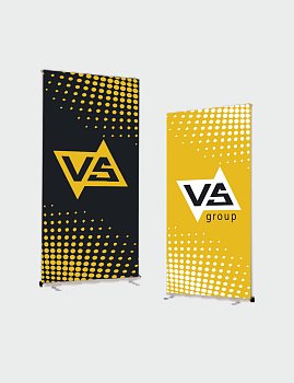 ROLL UP стенд DOUBLE CLASSIC (Двусторонний) размер 85х200 (без полотна)